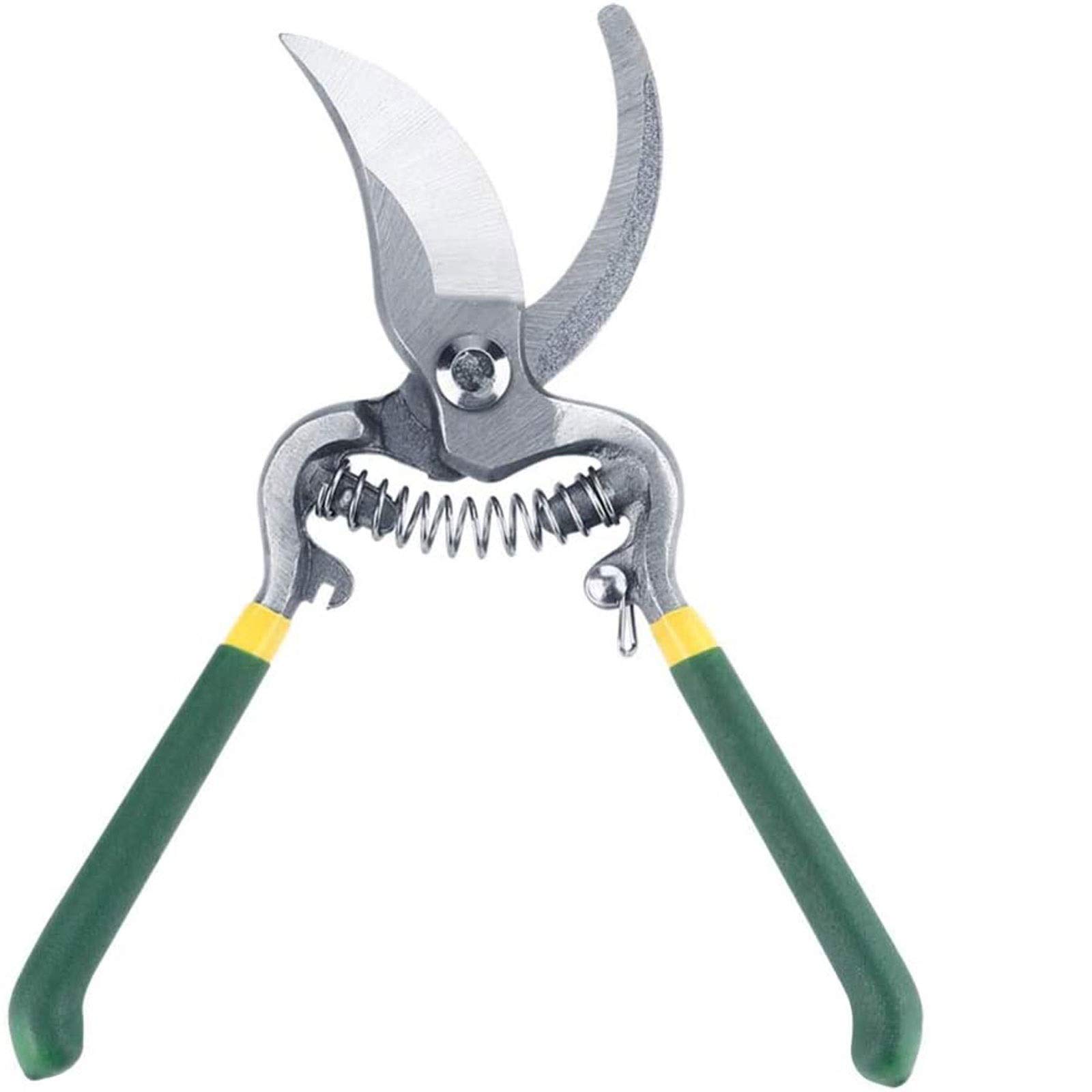 MRKU Pruning Shears for Gardening Pruning Shears Steel Blade Tree Trimmers Ergonomic Comfort Secateurs Bypass Secateurs Trimming Green Shears Tool with Loc