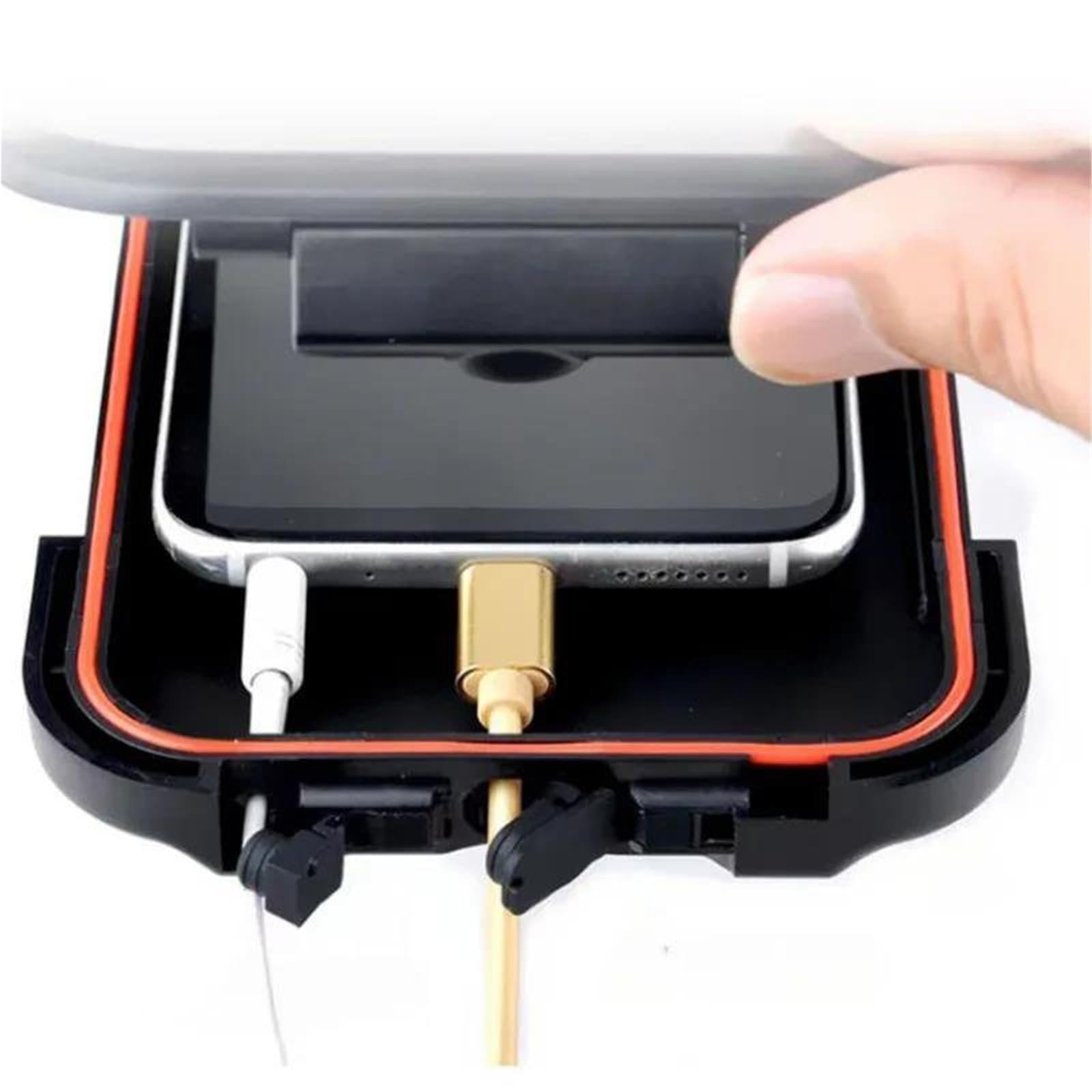 HDSNWG Support De Téléphone Moto pour Pivot À 360 °