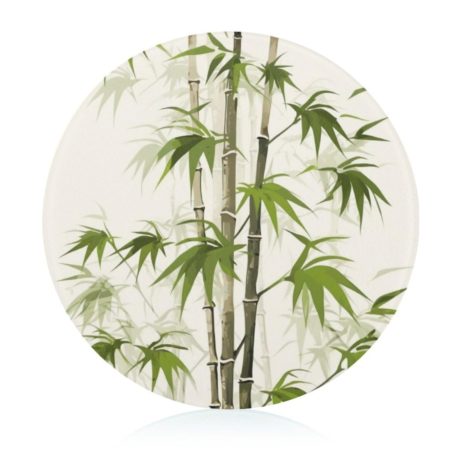 Planche à découper ronde en verre pour le chef à domicile passionné