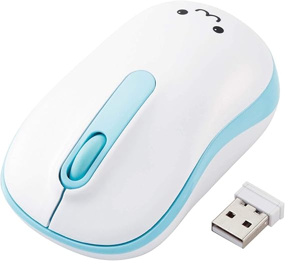 Amazon.co.jp: エレコム ワイヤレスマウス M-DY11DRSKBU 静音 抗菌 3 ...