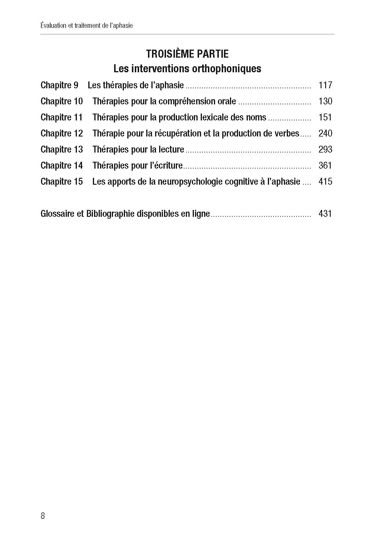 Évaluation et traitement de l'aphasie