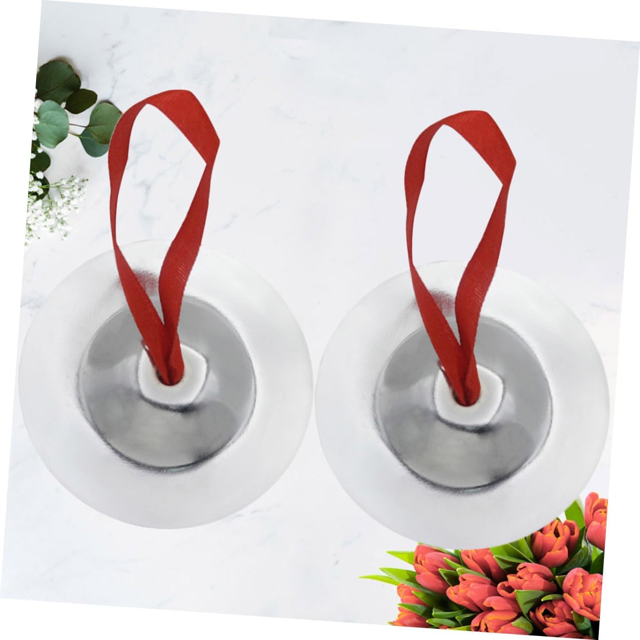 Mini Finger Cymbals 1 Pair Musical Percussion for Dancer Party image 3
