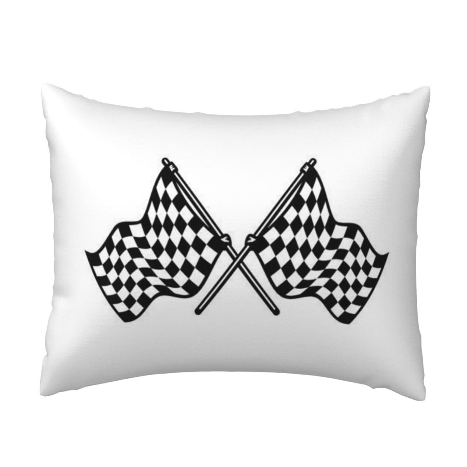 YFSGDLBN Checkered Flags Race Flag printed Pillow Case 20x26in decorative Cushion Cover pillowcase