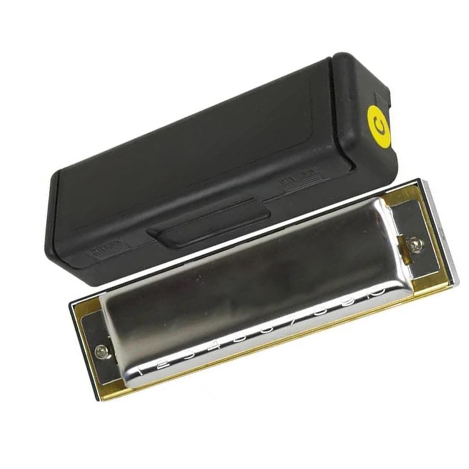 Harmonijka 10 Otworów 20-tonowa Harmonijka Diatoniczna Blues Harp Key Of C | 10 otworów 20-tonowy diatoniczny organ ustny Blues Harfa Klucz instrumentów muzycznych C