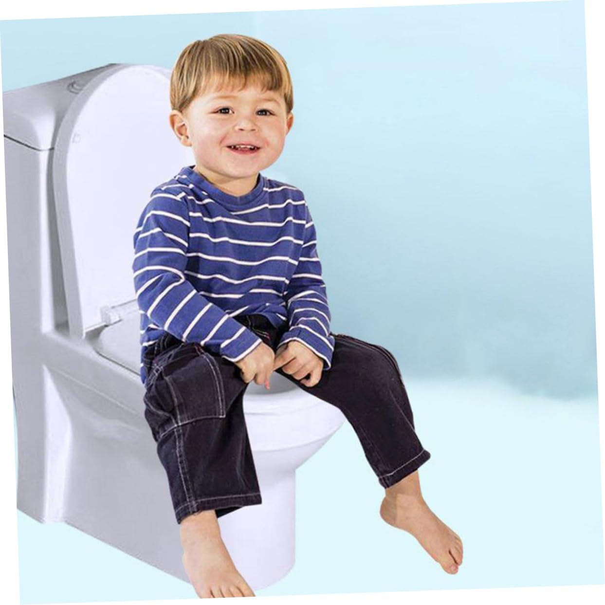 MAGICLULU Potty Training Seat Ergonomic Portable Toilet Seat for Comfortable Sturdy Design Safe Material for Boys Simple to Use Easy to Clean