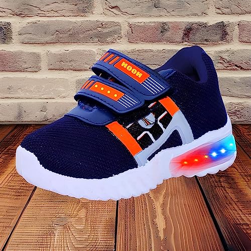 Image of HOOH-Now comfort in Fashion Kid Hooh Canvas Led Boat Shoe
