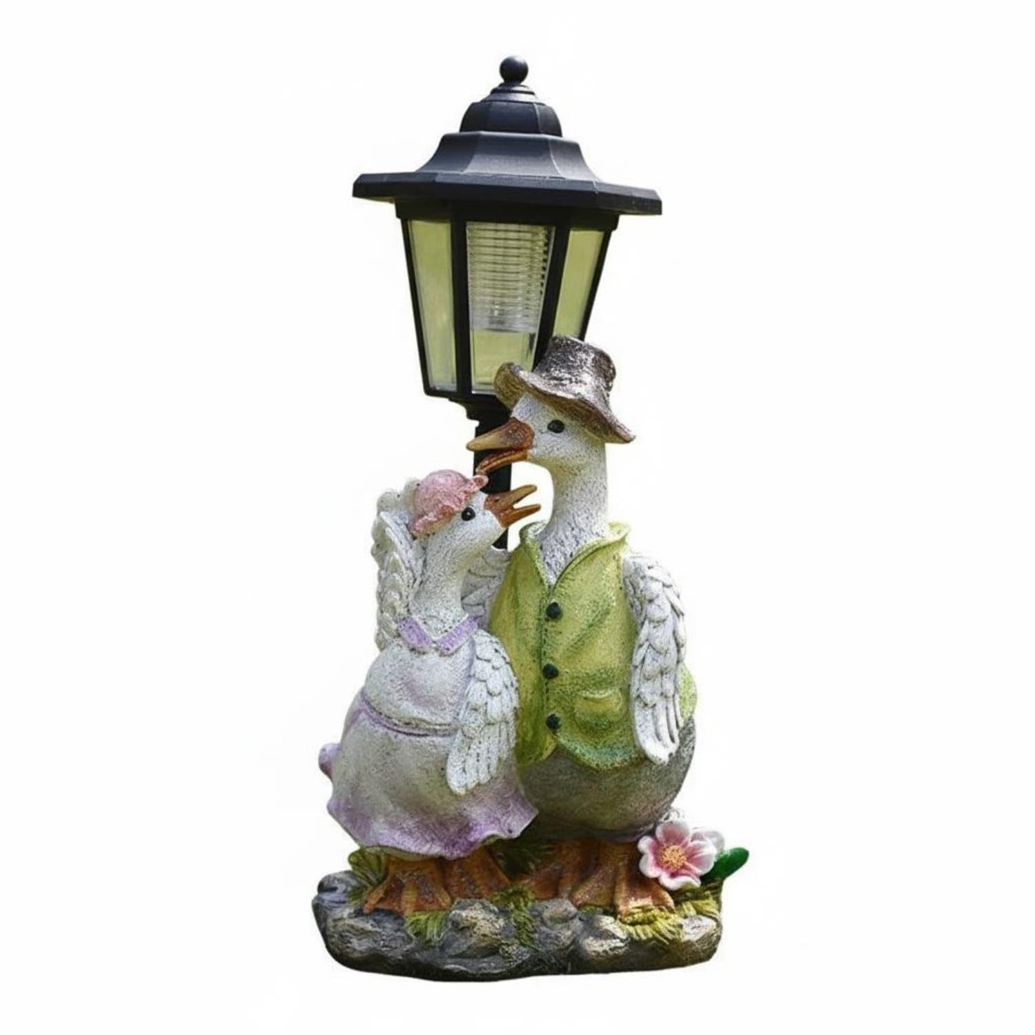 Weather Resistant Creature Figurine Path Light Handmade Solar Garden Figurine Light Resin Statue Solar Lamp for Yard, Patio, Walkway, Ld-002-image-30