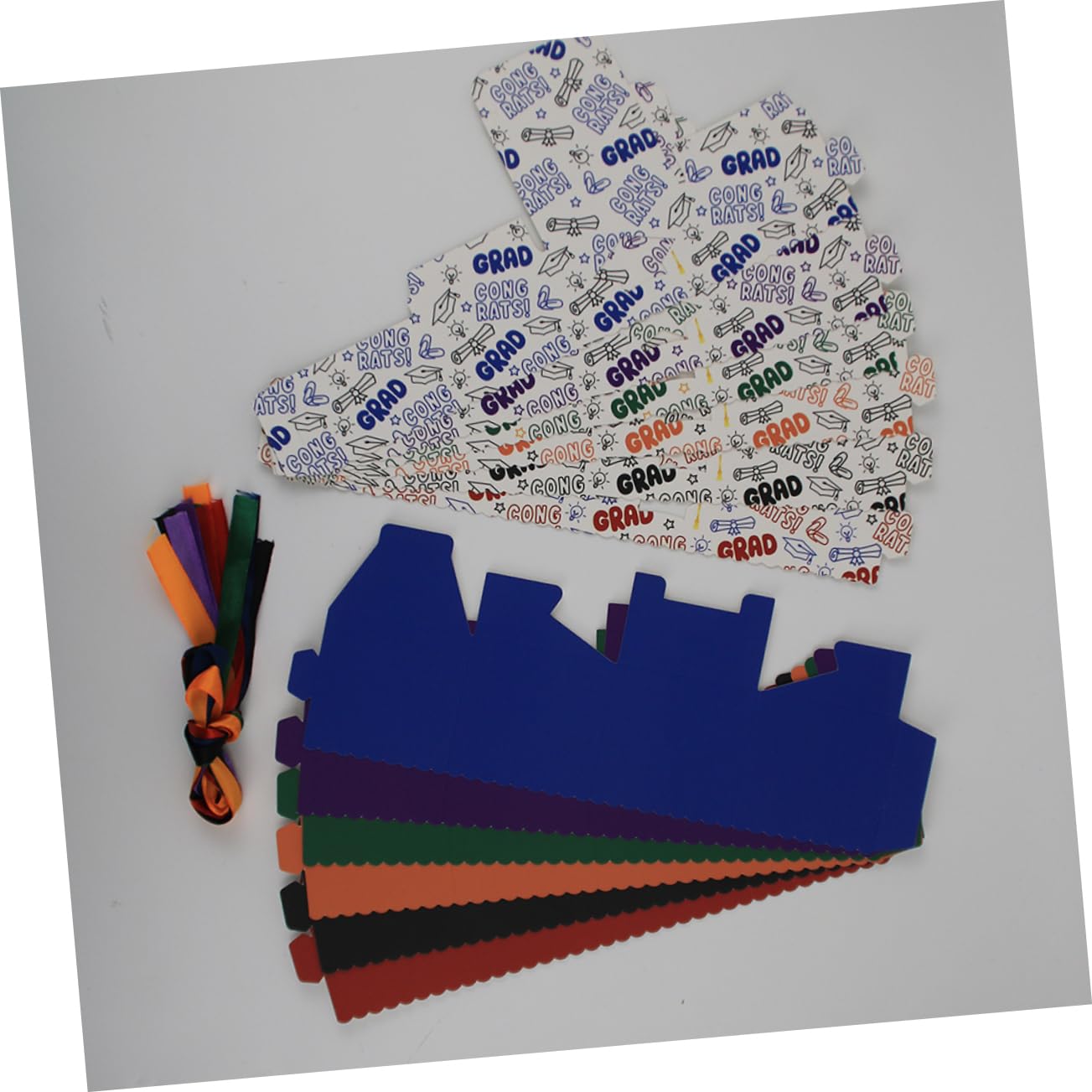 PRETYZOOM 50stücke Abschlussfeier Süßigkeitenboxen Aus Papier Für Tischdeko Und Gastgeschenke Mit Klassischen Motiven