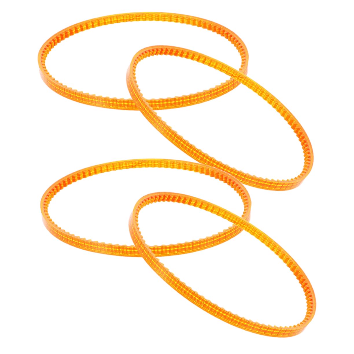 Cabilock 4pcs Cotton Candy Maker Belts - Candy Machine Replacement Belts Easy-to-install Spare Parts Supplies for Quick Sugar Production