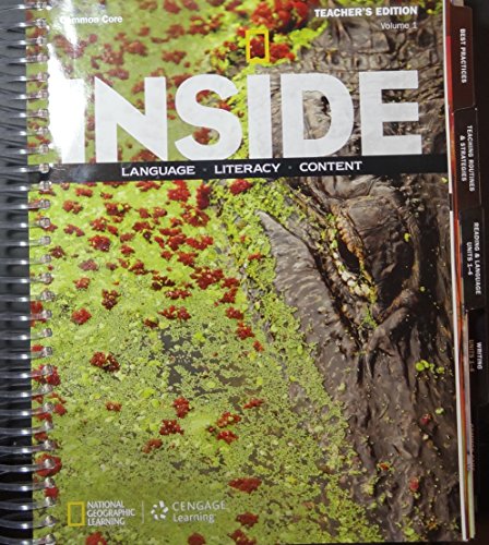 Inside Language, Literacy, Content Common Core Level B Volume 1 Teacher's Edition