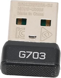 Wireless Mouse Receiver, USB Mouse Receiver for Logitech G703 for Lightspeed Wireless Mouse 2.4G Wireless Technology Portable Mouse Adapter, Easy to Carry and Store