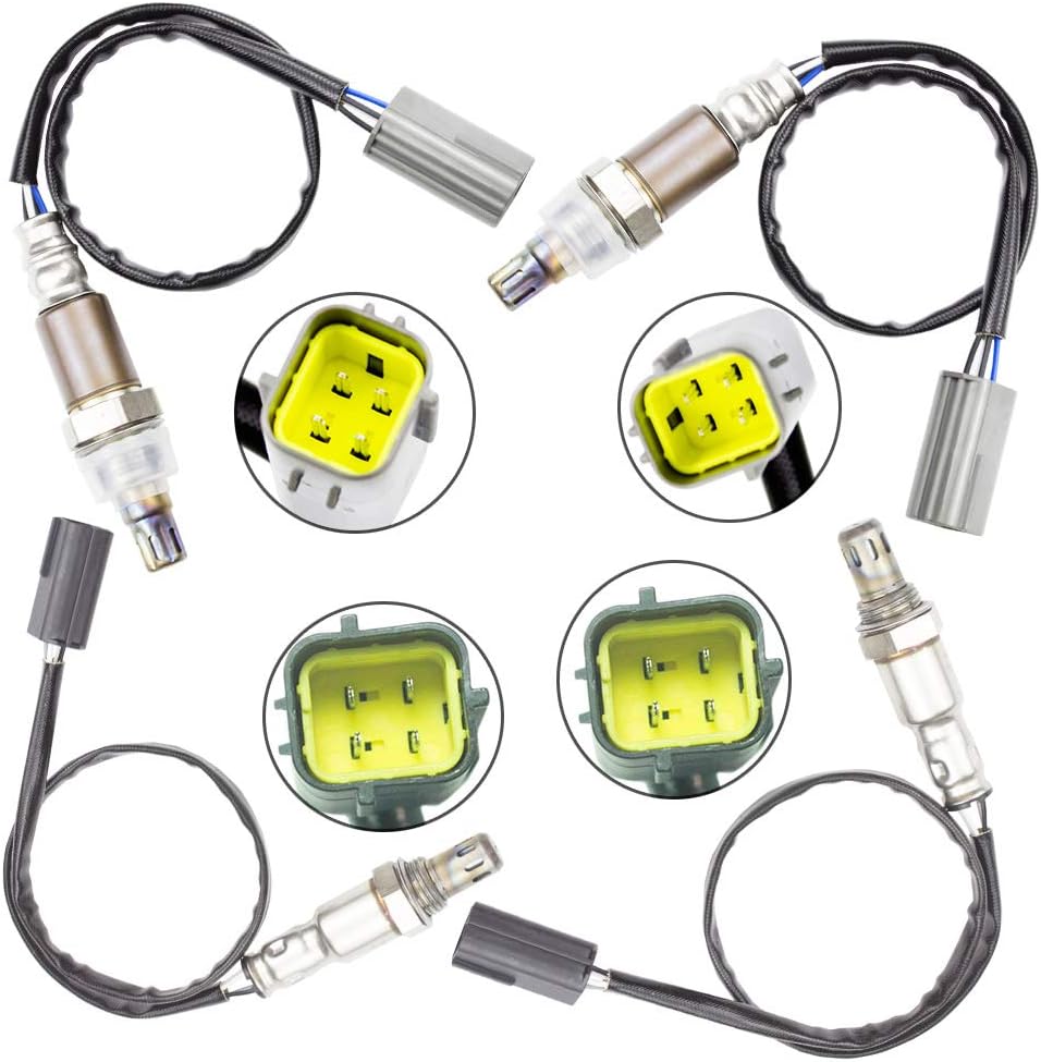 4x Oxygen 02 O2 sensor for 2009 2010 Infiniti G37 M35 370Z 3.5L 3.7L Upstream + Downstream