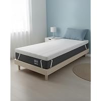 ONNUVO Topper Memory Foam 80x190 cm, Sfoderabile