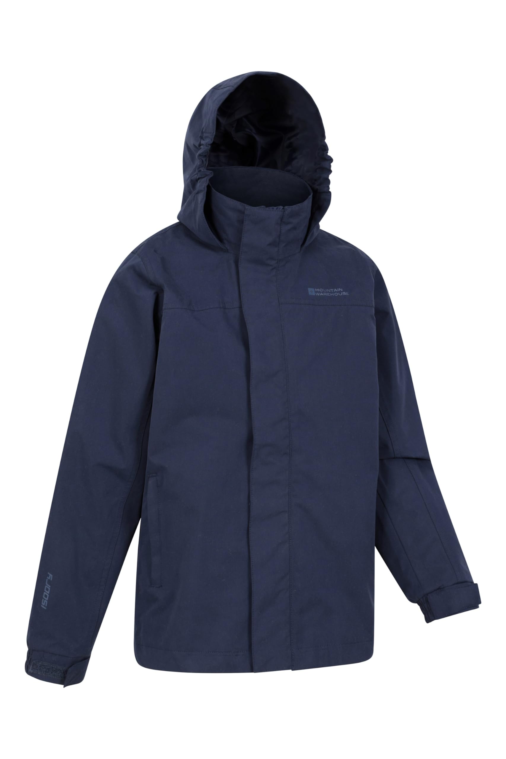 Mountain Warehouse Veste imperméable Solar pour Enfant - Tissu Anti-déchirure, Coutures collées, Poignets et Capuche réglable - Printemps L’été