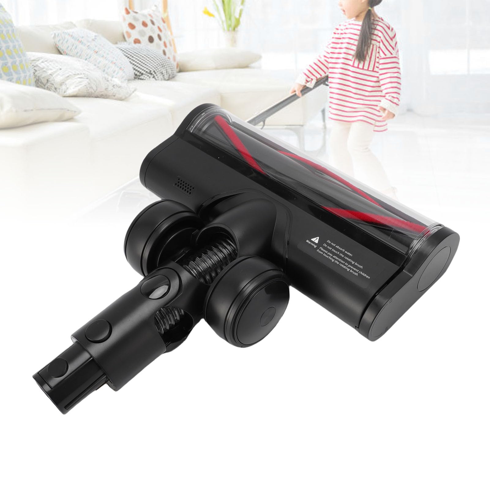 Yosoo Health Gear Głowica Odkurzacza ABS Odkurzacz Głowica Szczotki Podłogowej z Czyszczeniem na Sucho na Mokro Elastyczny Obrót Odpinana Konstrukcja dla R10 R20 R30 T20 Z30 Staton T30