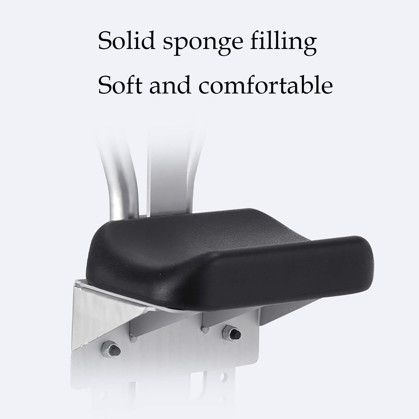 jjff Crutches Adults Comfy Leg Rest, Adjustable Height Soft Crutch Pads