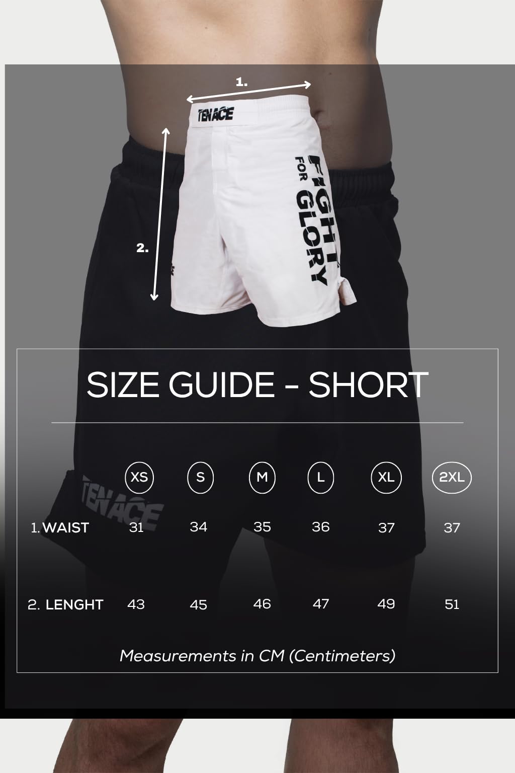 Tenace MMA Pantalón Corto - Short Entrenamiento Grappling, BJJ, Boxeo, Artes Marciales