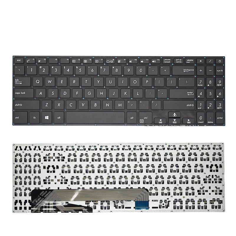 Clavier ordinateur Asus X560 portable version US originale AZERTY noir