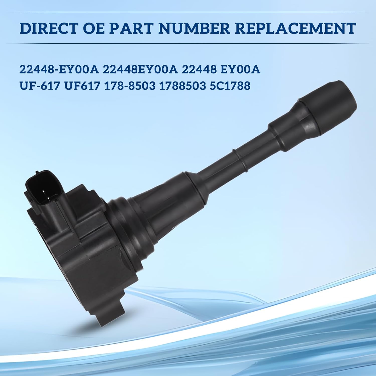 Ignition Coil Pack of 6 UF617 for Infiniti M37 G37 EX37 FX50 3.7L 5.0L 5.6L for Nissan 370Z 3.7L 2008 2009 2010 2011 2012 2013 2014 2015 2016 2017 2018 2019 Ignition Coils Replaces 5C1788