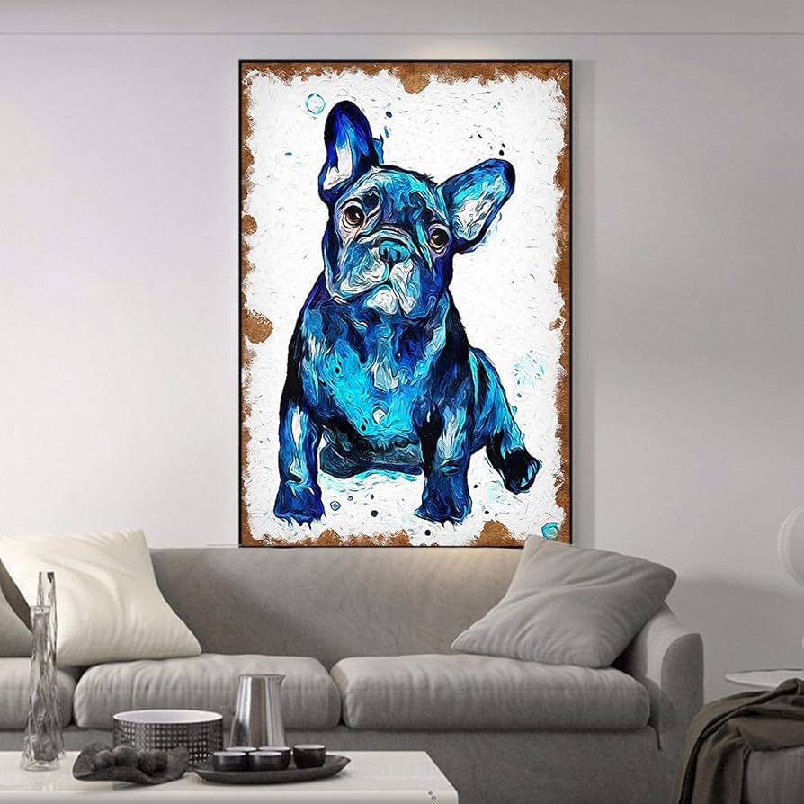 インテリア絵フレンチブルドッグ折れ耳