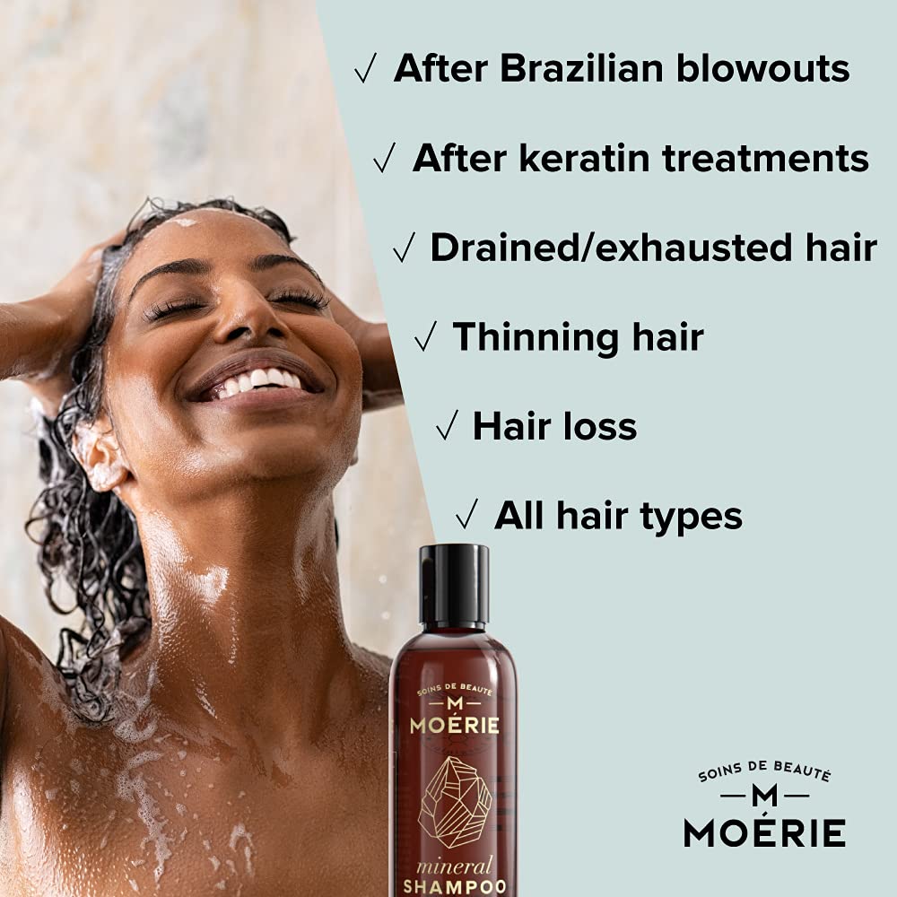Moerie Mineral Shampoo And Conditioner Plus Hair Mask Pack The