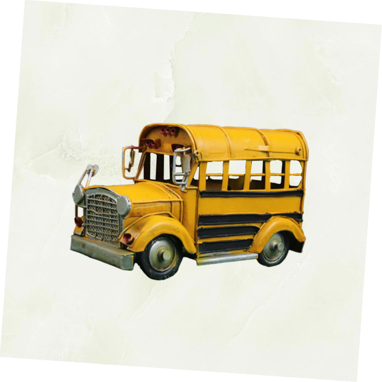 NOLITOY Kreatives Vintage Eisenwagenmodell Oldtimer Retro Automodell mit Patina Beschichtung Deko für Zuhause Büro Klein