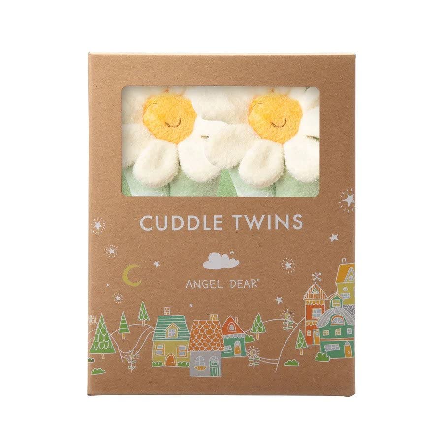 Image of Angel Dear - Daisy, Cuddle Twins Blankie Set
