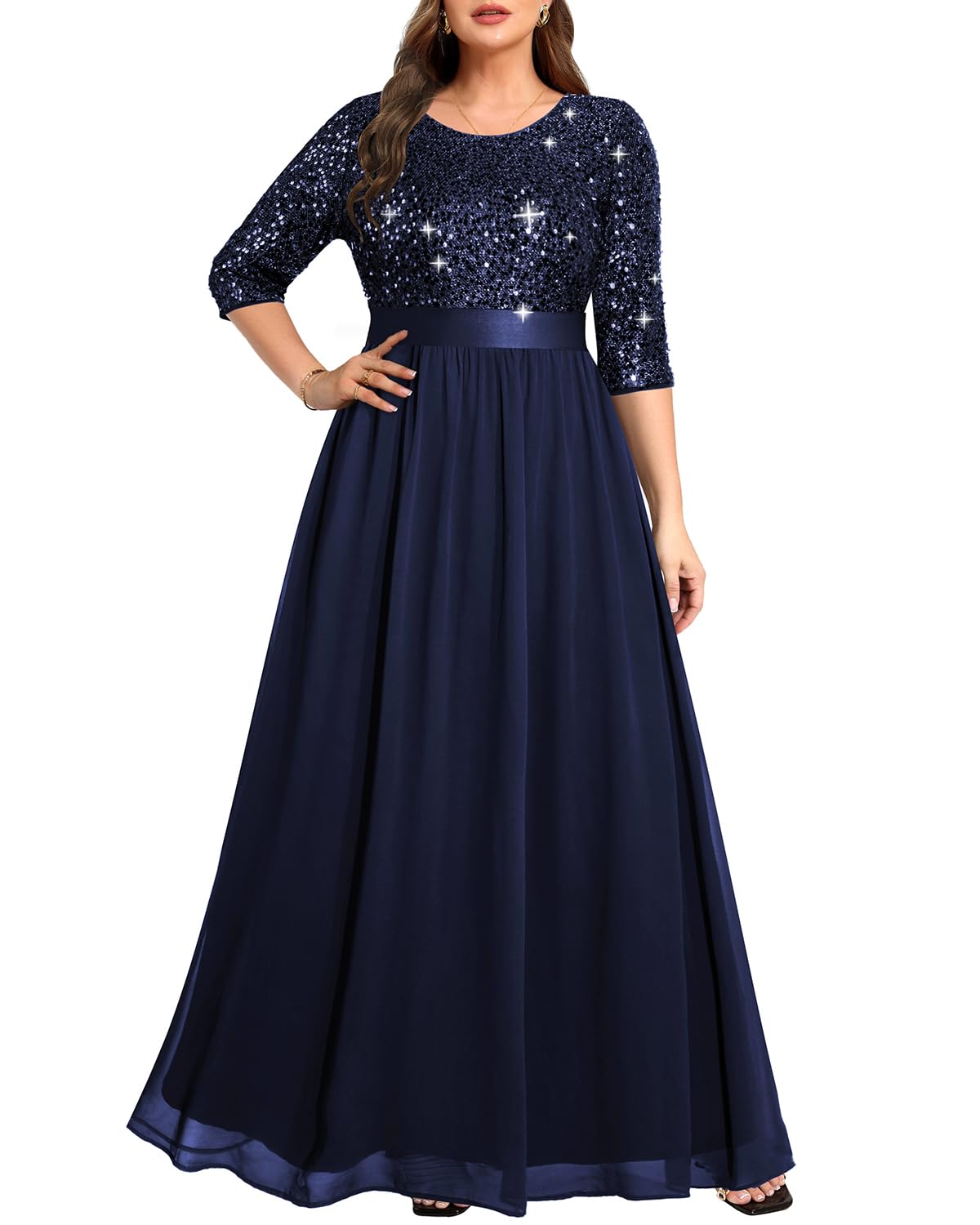 Pinup Fashion Plus Size Formal Evening Dress Wedding Guest Bridal Gowns