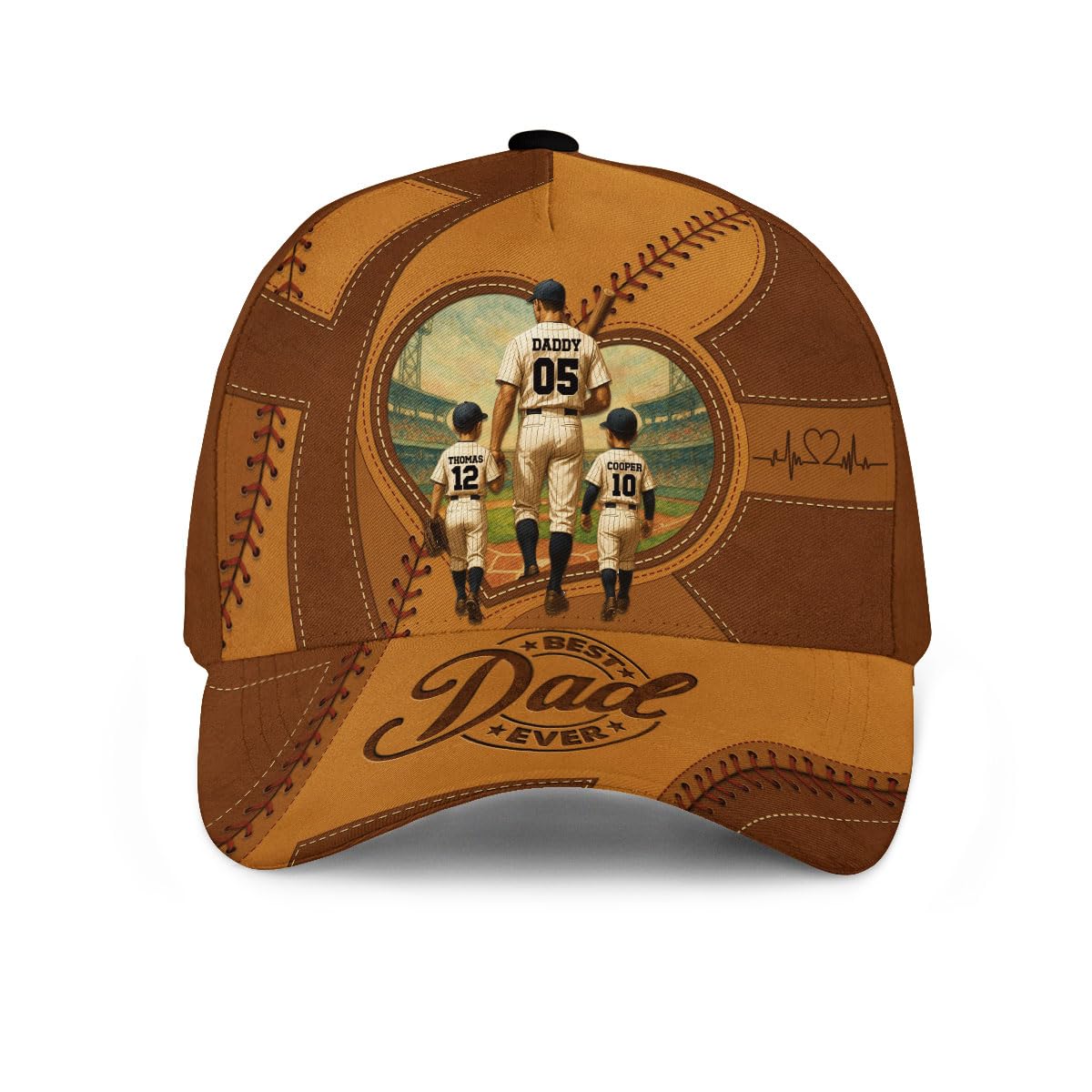 Personalized Best Dad Ever Hat, Custom Baseball Cap, Dad Hats for Men, Daddy Hat, Fathers Day Hats Customized 2