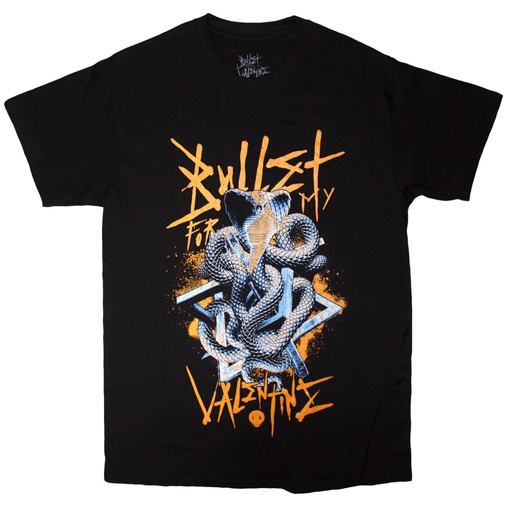 Rock Off officially licensed products Bullet for My Valentine Wrapped Cobra T Shirt XXL Black