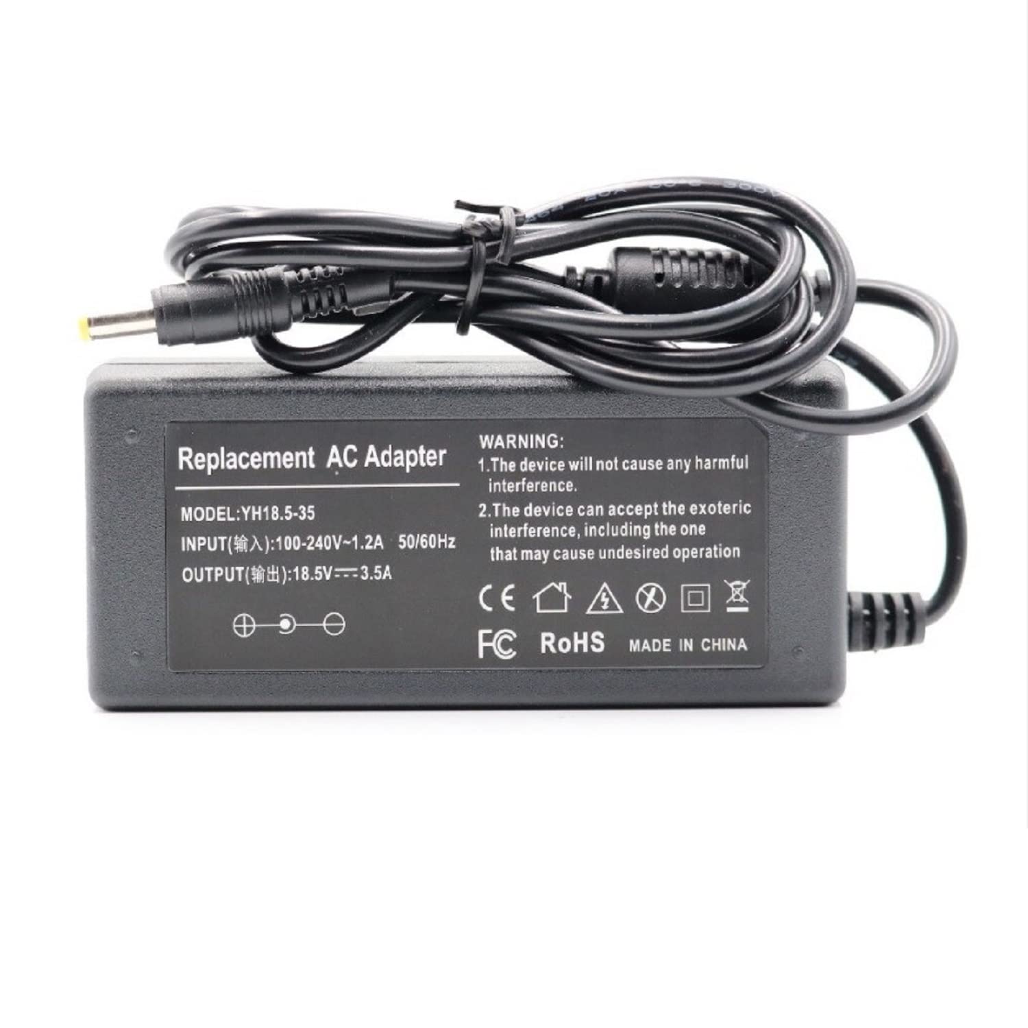 18.5V 3.5A 4.8 * 1.7mm 65W Laptop Charger For HP Compaq Presario C300 C500 C700 HP Pavilion DV6000 DV6500 DV6700 DV1000 DV2000 DV4000 DV5000 DV8000 DV9000 DV9500 Compaq Power Adapter