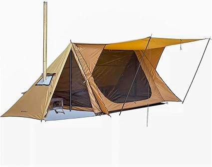 STOVEHUT 70 Hot Tent with Two Tarp Poles and Two