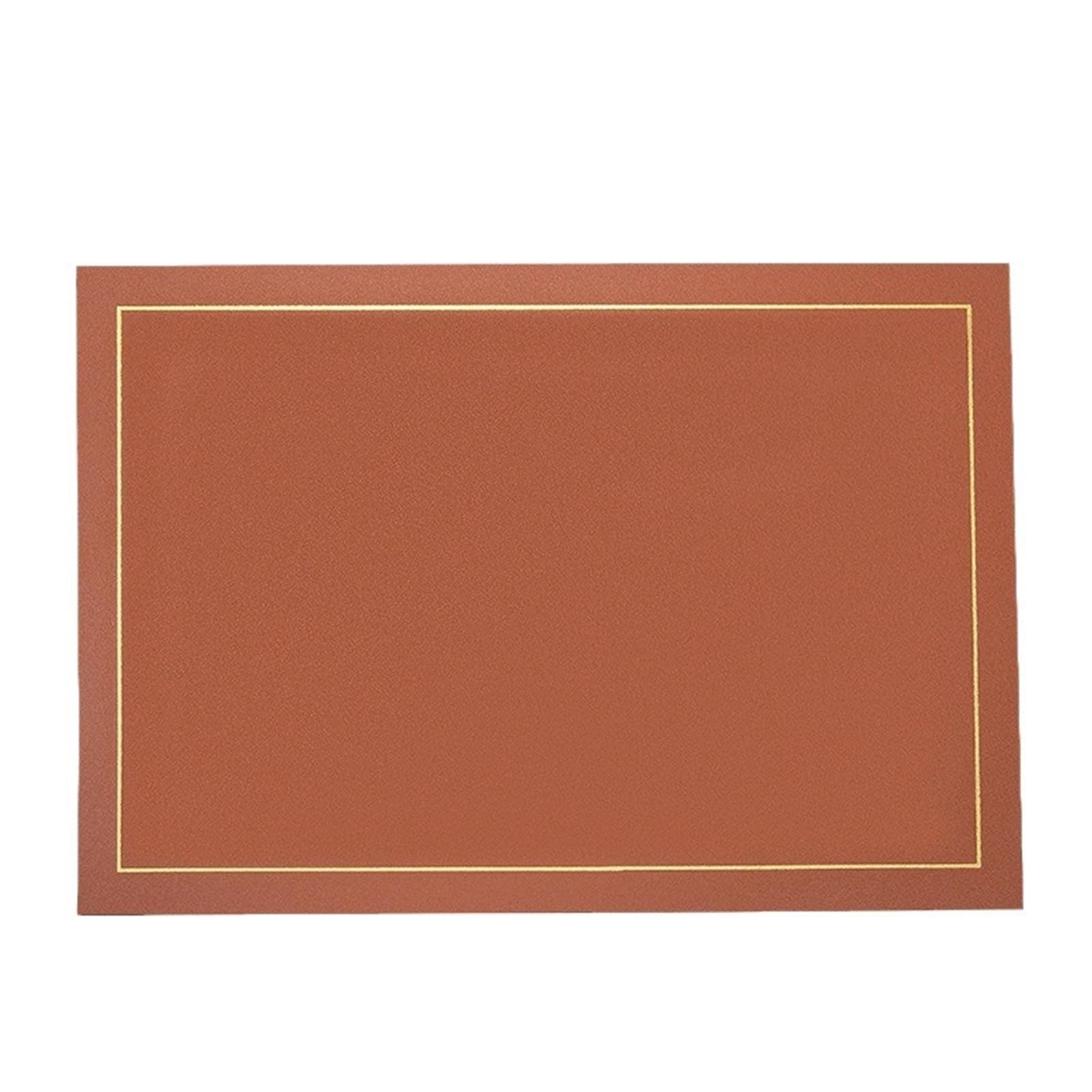 Set de Table Cuir 30x43 cm Anti Tache Protège Table Rectangulaire