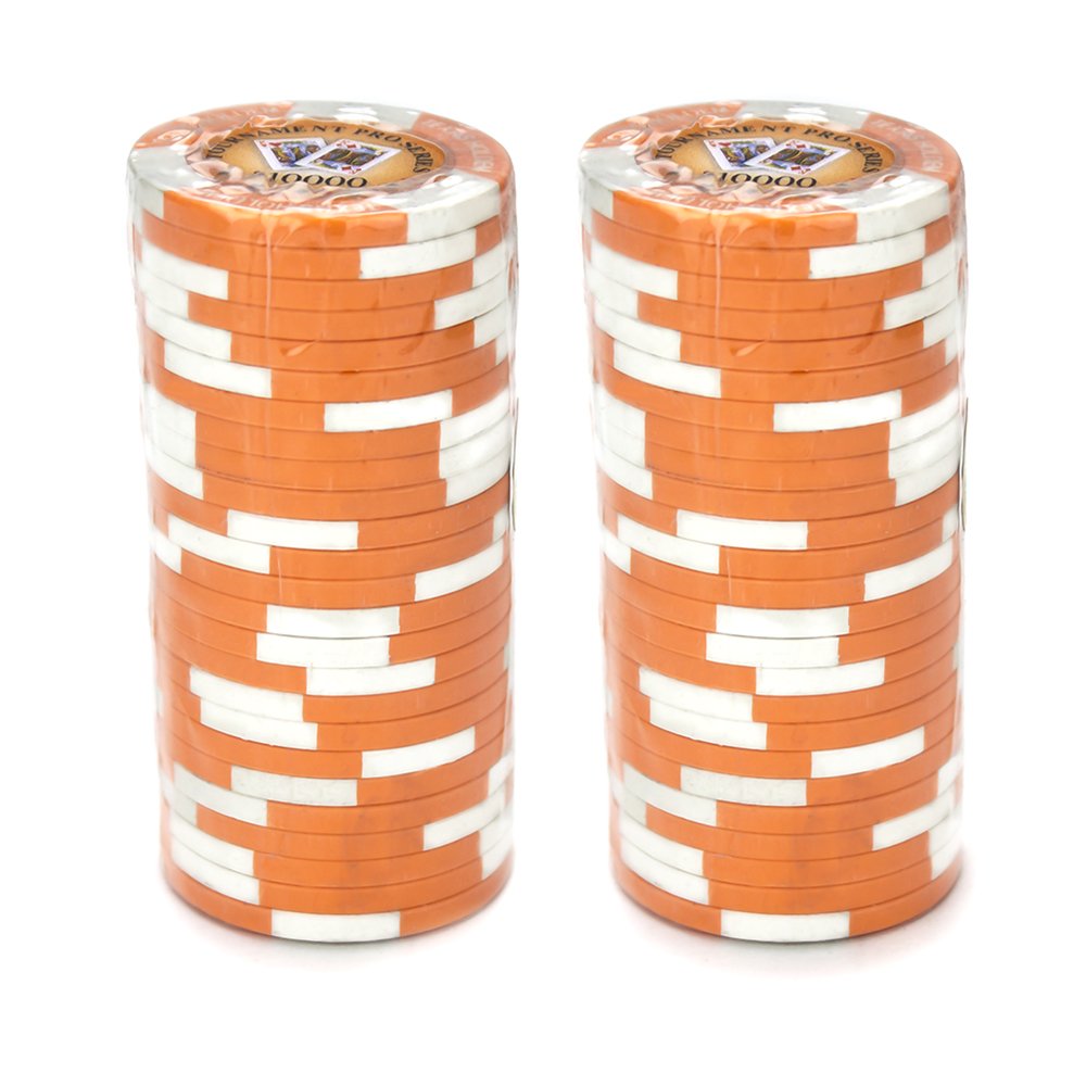 Brybelly Turnier Pro Series Pokerchip, vielseitig einsetzbar, 11,5 g, Tonverbundstoff, 50 Stück