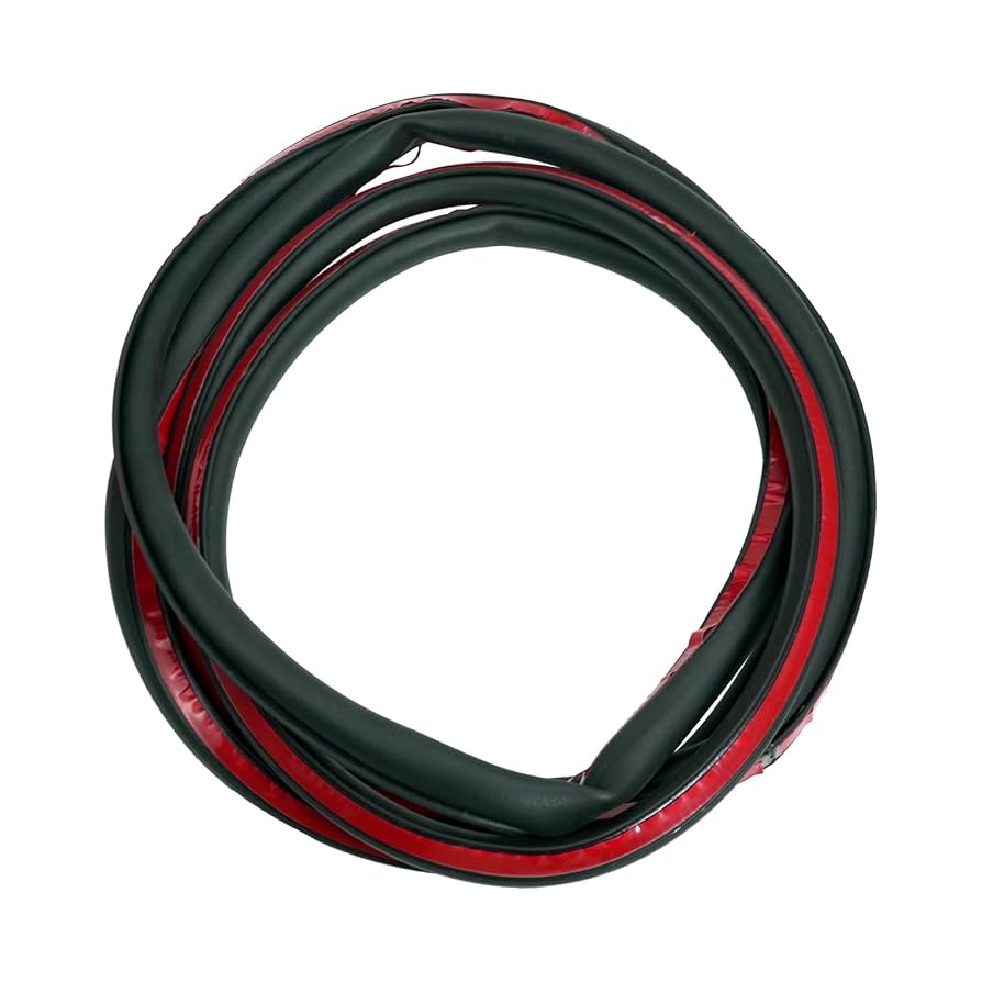 Front Door Frame Rubber Strip Soundproof Windproof Seal Weather Strip Compatible With 2013-2018 BMW X5 F15 Replace 51337289609