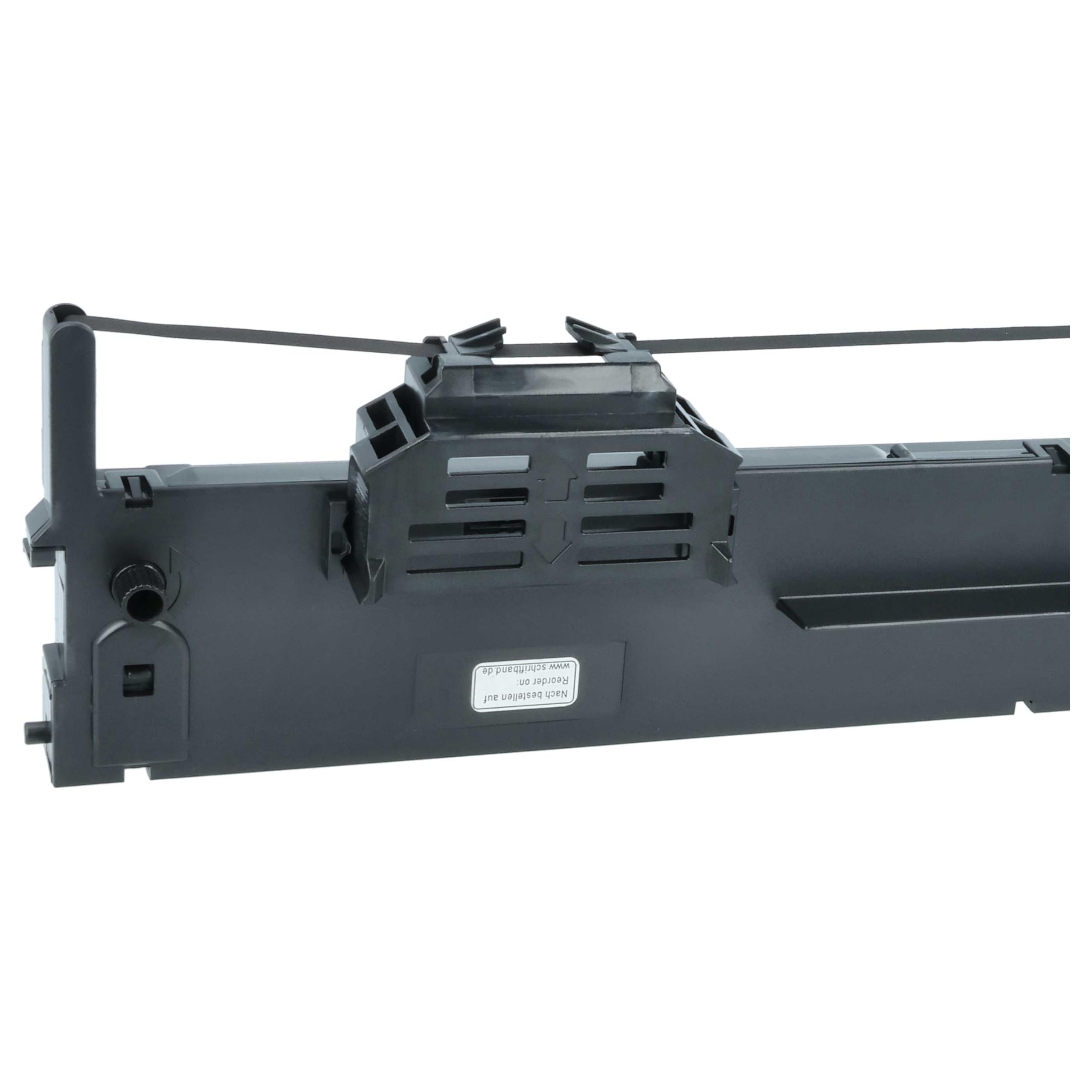 vhbw 5x Farbband Schriftband kompatibel mit Epson PLQ 20 | PLQ20, PLQ 20 D, PLQ 20 CS, PLQ 20 DM Nadeldrucker, Bondrucker - Schwarz