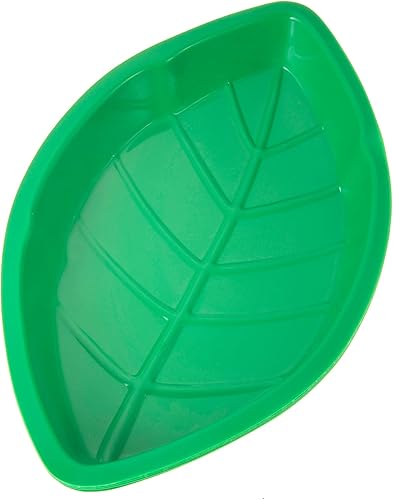 Miniatura 2 de PowerTRC Bandeja reutilizable para aperitivos, bandeja para dulces, aperitivos o inmersión con diseño de hoja de palmera, bandeja de decoración