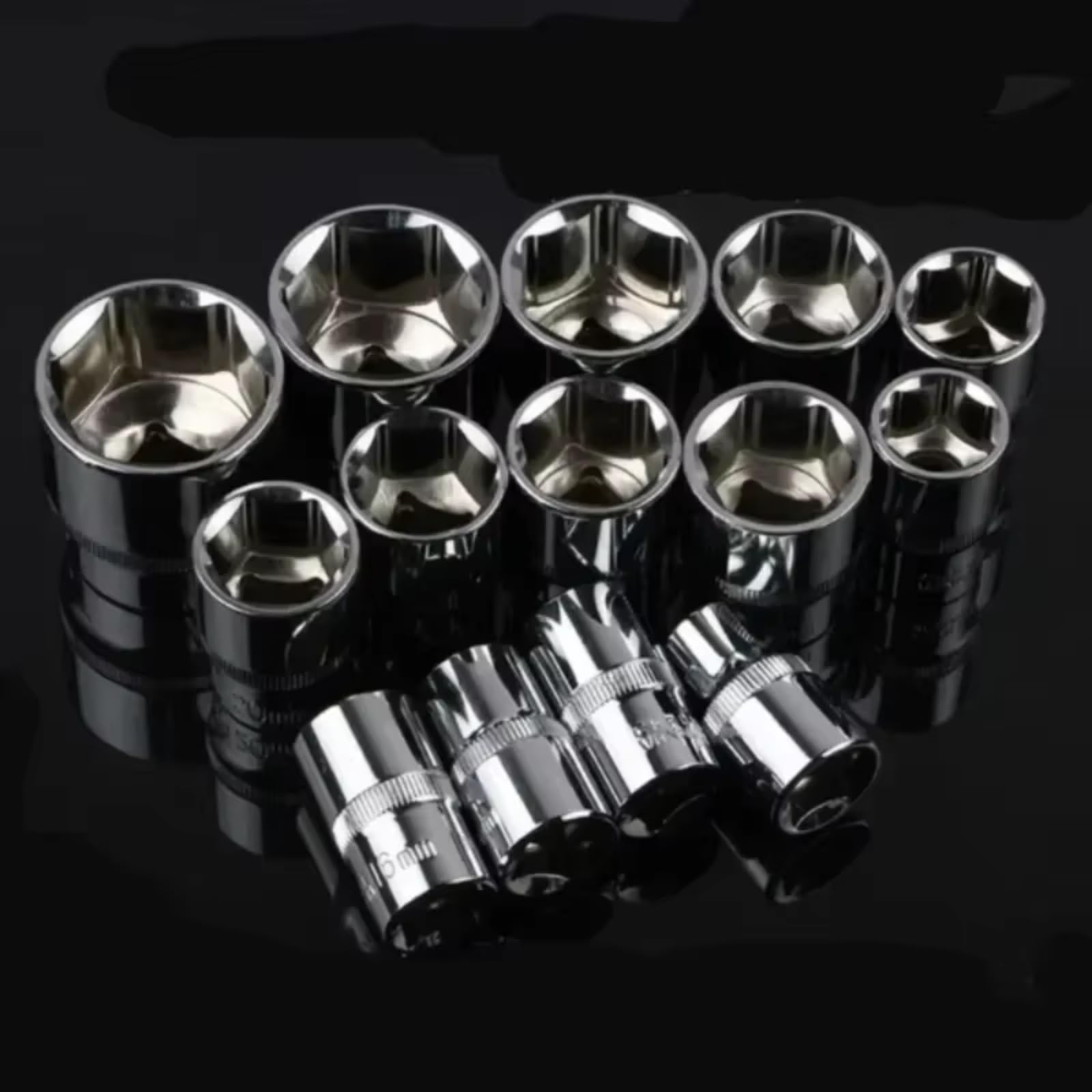 Set attrezzi da officina Set Da 12 Pezzi Set Chiavi A Bussola Strumento Riparazione Biciclette Per Moto Strumenti Riparazione Automatica Barche Auto Kit Attrezzi Bici Multiuso Per Bici