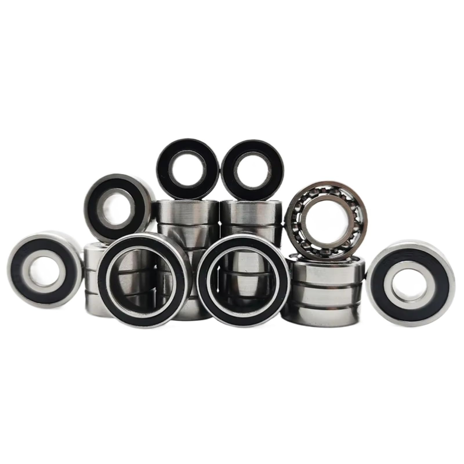 RC Lagerteile Für Axial Für SCX10 III 1/10 24 Teiliges Vorgefettetes AR45 Portalachsen Kugellager Kit Für Vorne Und Hinten Schwarz Gummiversiegelt RC Autoteile