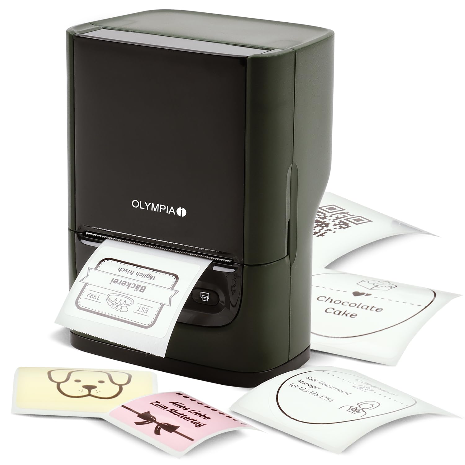 Olympia Etikettendrucker Etikettendrucker PM220 Grün