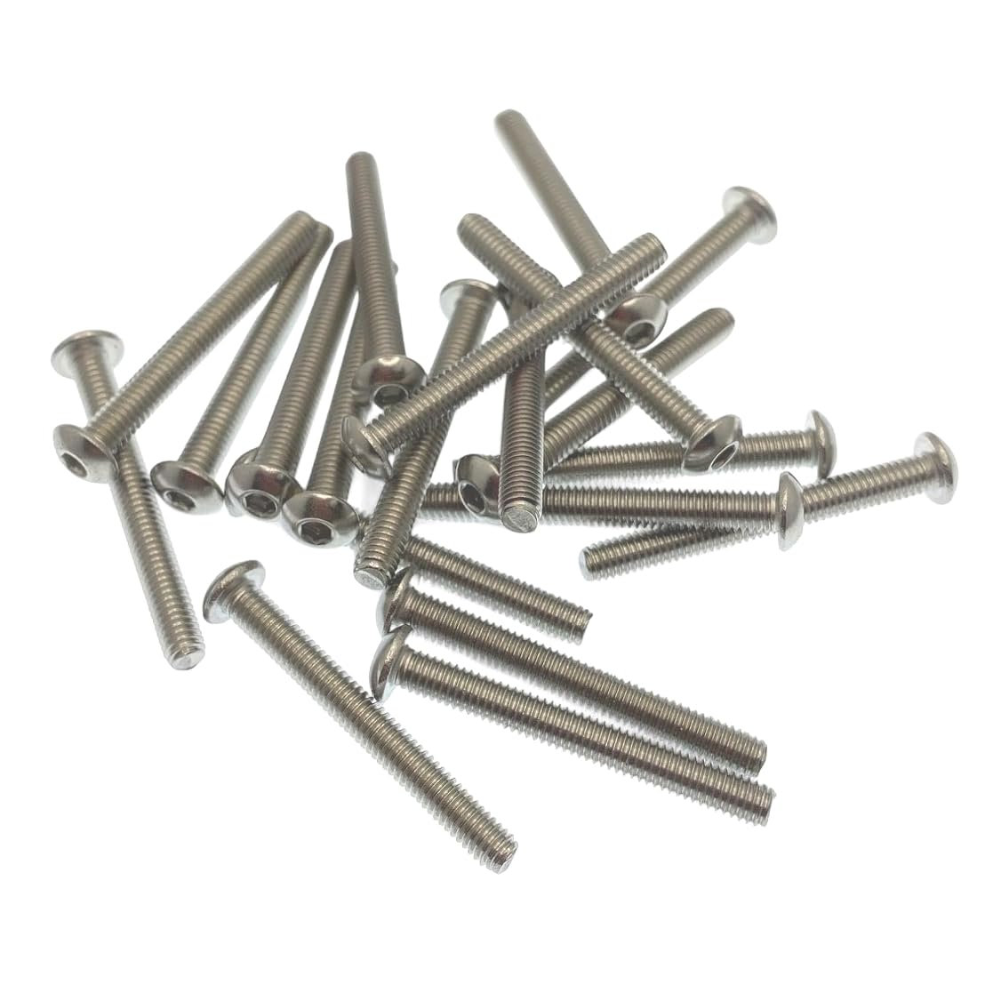 Rubigo M4 Bolts, M4 x 35mm Hex Socket Button Head Machine Bolts - Image 2