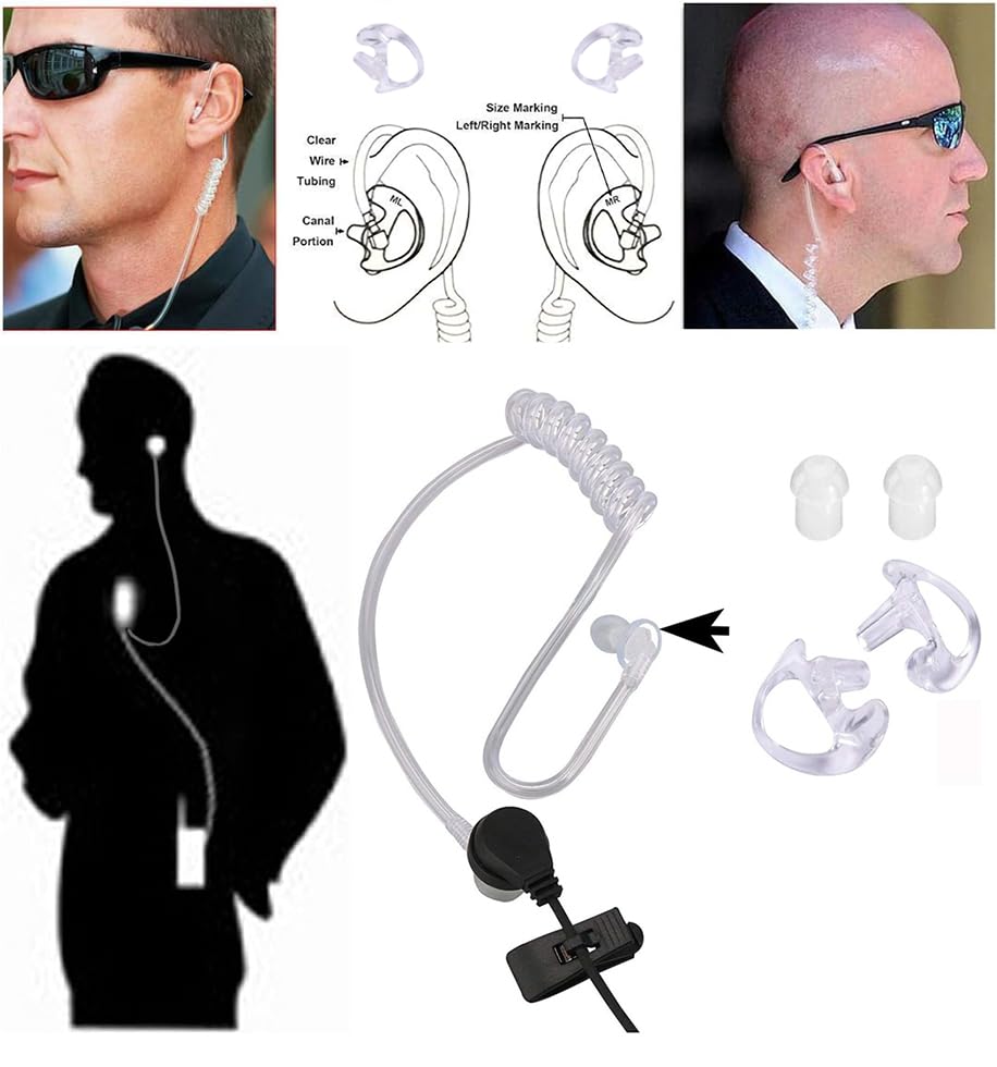 Amazon.com: CYen Noise Canceling Transparent Security Headphones