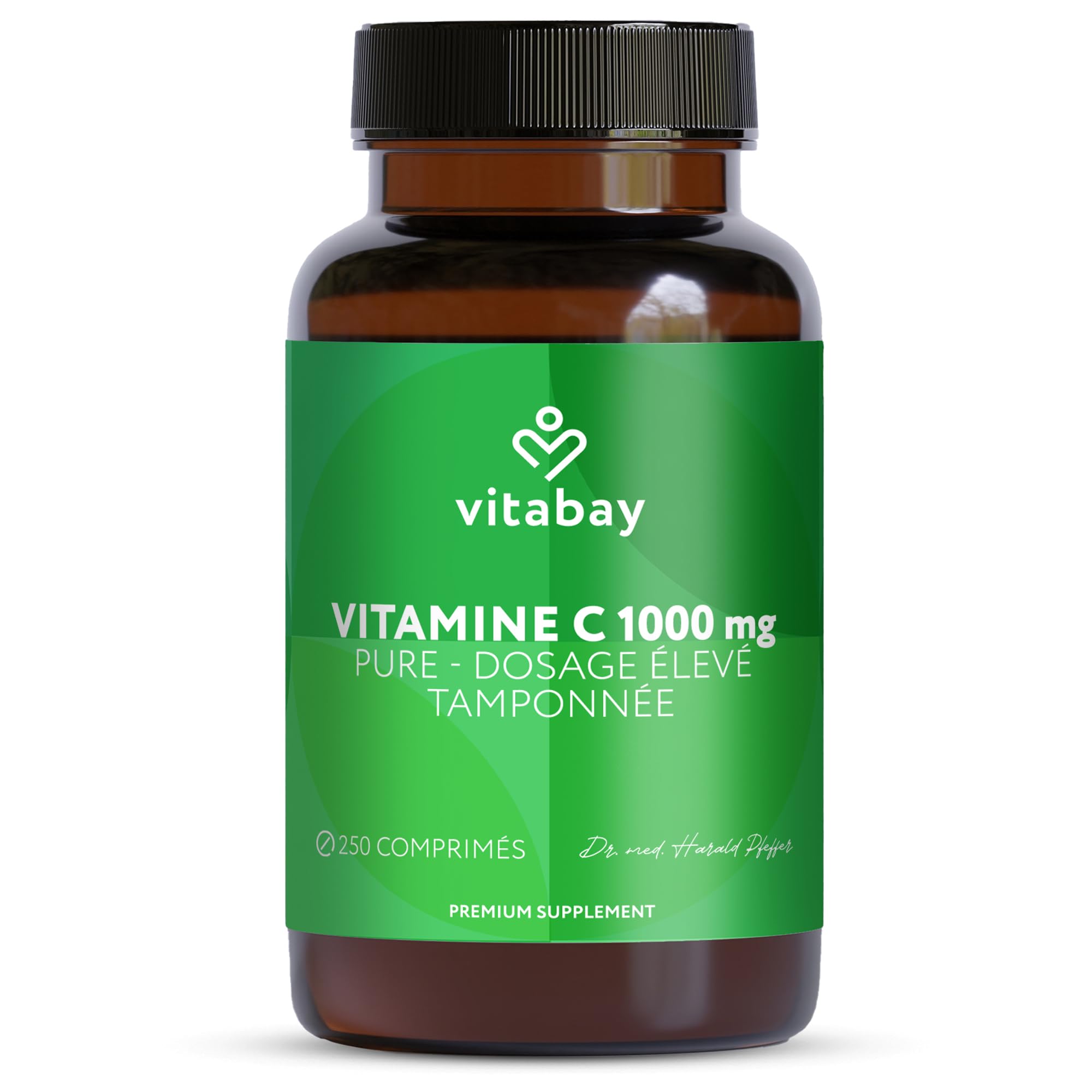 Vitamine C + Bioflavonoïdes Vitabay 1000 Mg - 250 Comprimés Végétaliens - Fabriqué En Allemagne