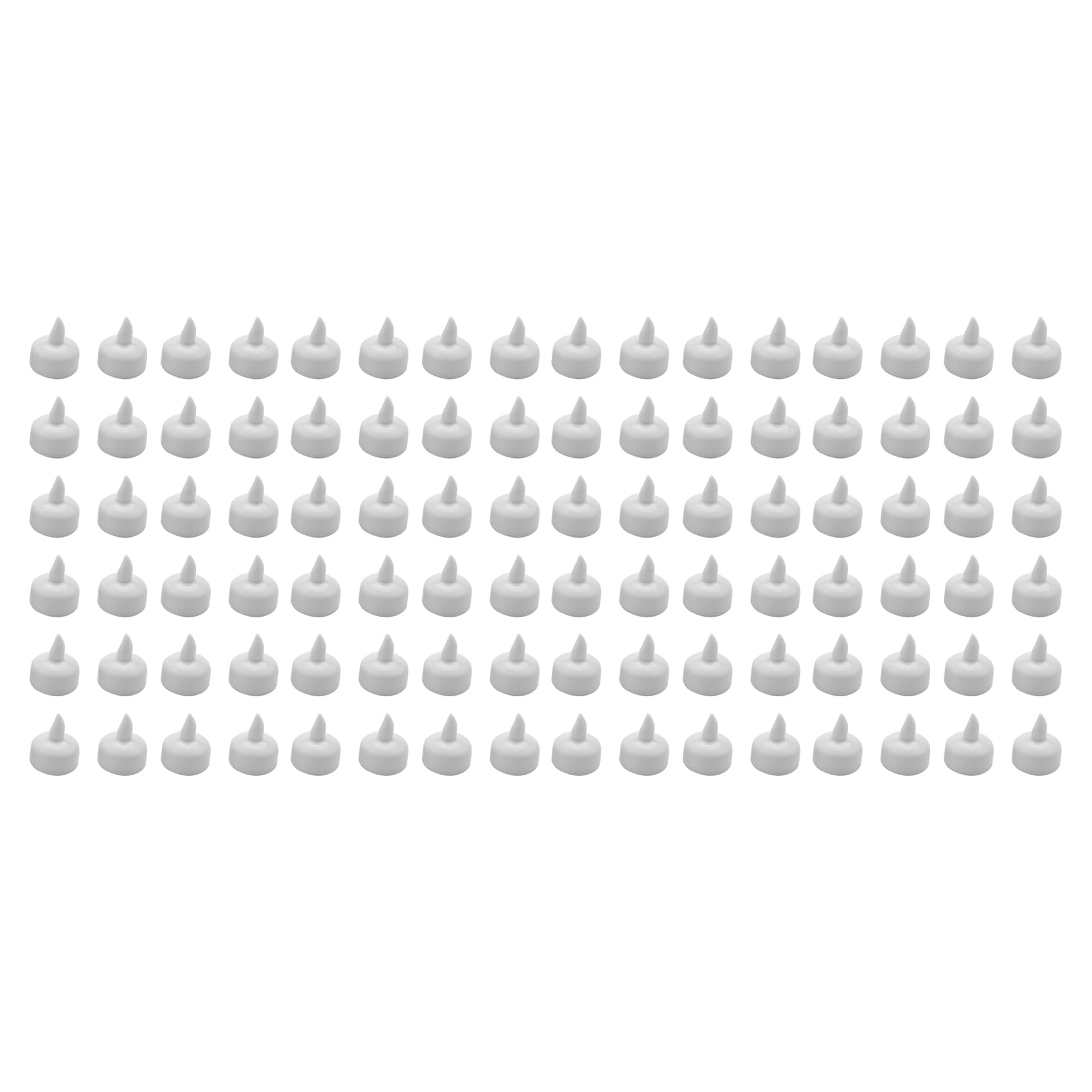 Hndhbfgrt 96 Pack Waterproof Flameless Floating Tealights, Warm White Battery Flickering Led Tea Lights Candles