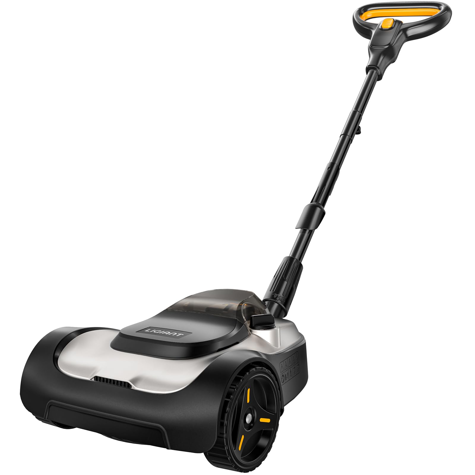 LIGIANT Tosaerba a Batteria Compatto e Leggero da 22 cm, Motore Brushless, Mulching, Altezza Regolabile su 3 Livelli, Sicurezza Inclinazione 10°–75°, Ideale per Piccoli Giardini e Angoli Stretti