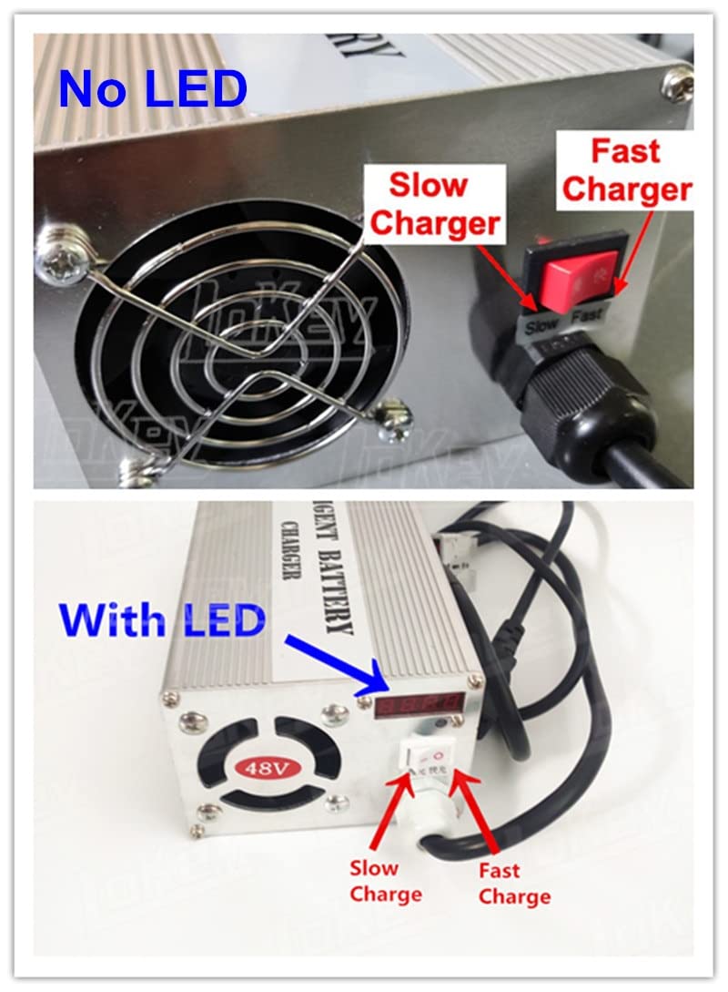 Chargeur 24V 30A 20A 7S 29.4V li-ION 8S 29.2V Chargeur Intelligent lifepo4 avec écran LCD for Batteries Lithium-ION lipo (Color : 6S 25.2V Li ION, Socket Standard : 20A)