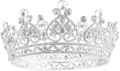 Miniatura 7 de Makone Coronas doradas para mujeres y niñas, accesorios para el cabello para cumpleaños, bodas, bailes, fiestas de novia, disfraz de Halloween,