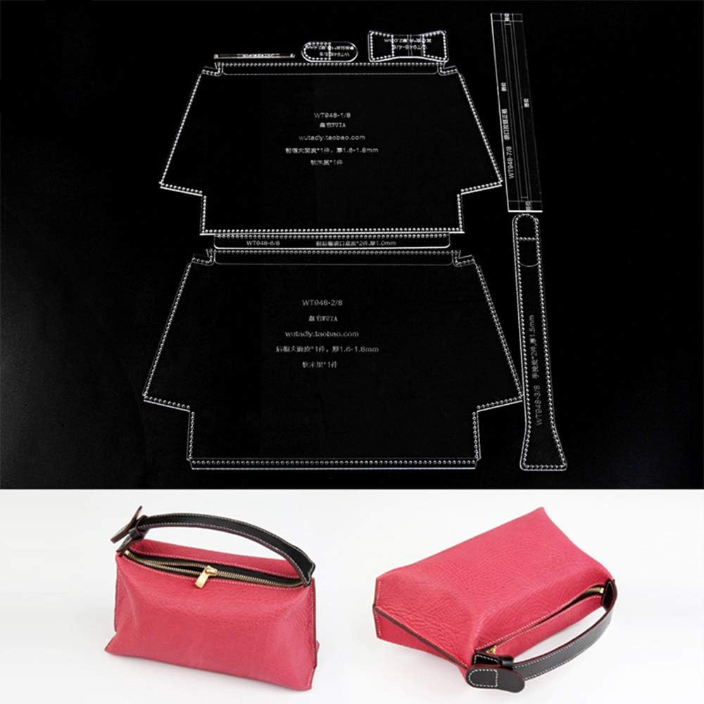 WUTA Leather Paper Template of Mini Lady Handbag Pattern for Handcraft Projects WT948