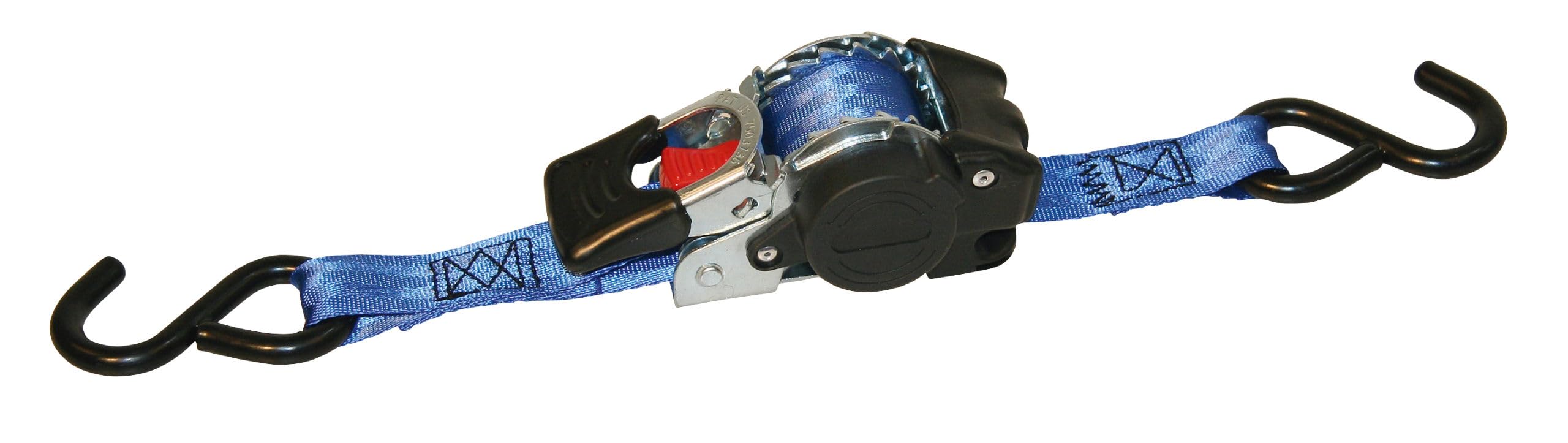 Kerbl Correa de Amarre automática 25 mm 3 m Fuerza de tracción 300/600 kg Gancho en S