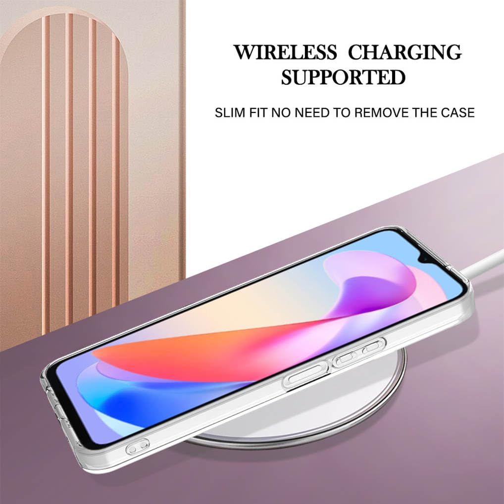 Custodia Portafoglio Per Honor X6b Con Motivo Marmo – Pelle PU E Silicone TPU, Rosa E Bianco, Supporto Magnetico - 2
